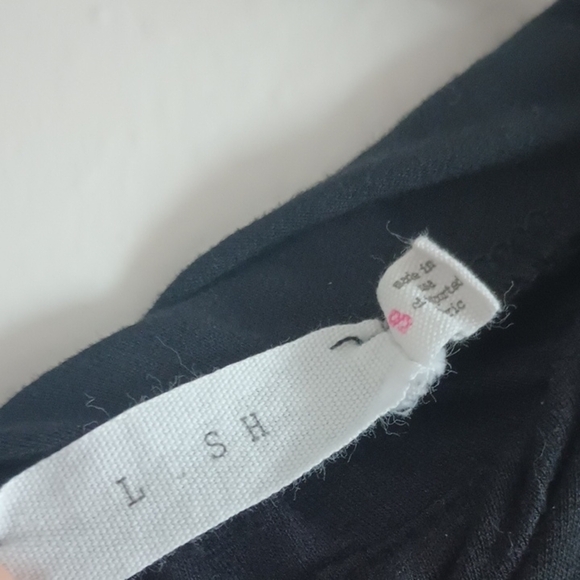 Lush Black Midi Dress Women's Size Small Cross Over Cut Out Back Fit And Flare - Picture 2 of 11